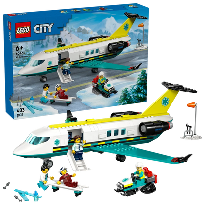 Emergency Air Ambulance Airplane - Lego - The Toy Store