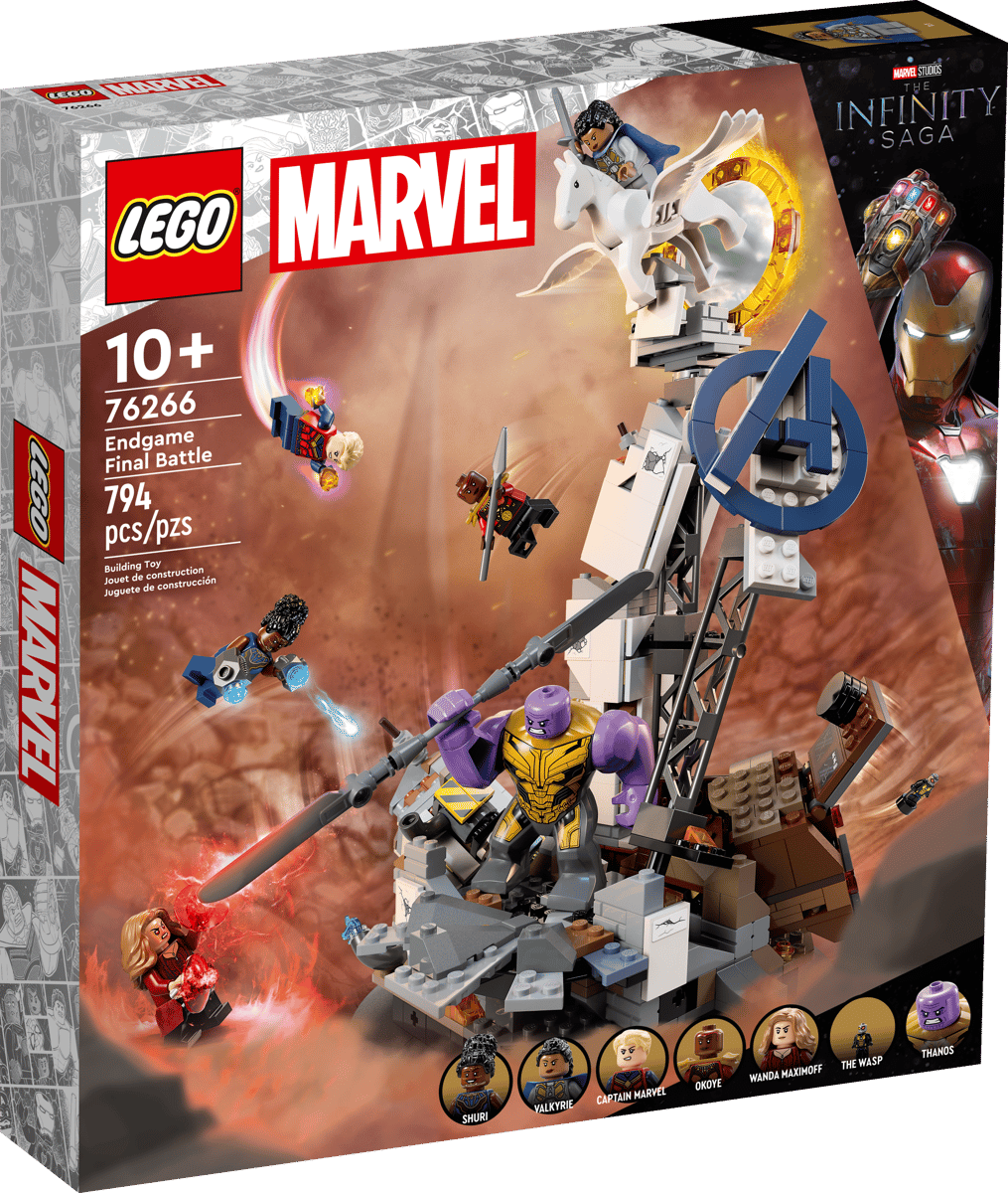 Endgame Final Battle set, 794 pieces, with minifigures and large battle build