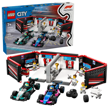 F1 Garage & Mercedes Set - Lego - The Toy Store