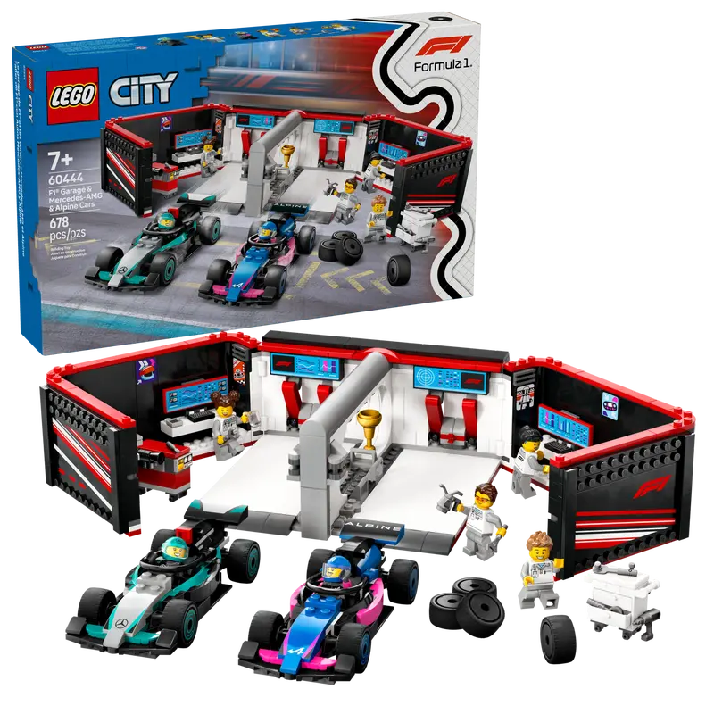F1 Garage & Mercedes Set