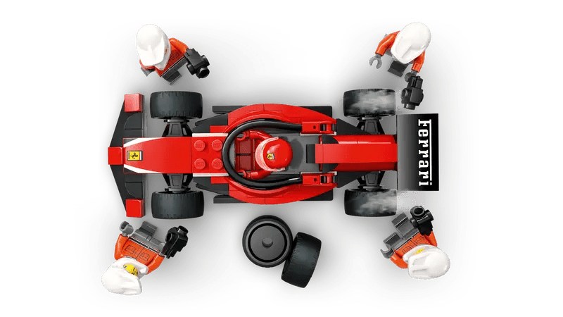 F1 Pit Stop & Pit Crew With Ferrari Car - Lego - The Toy Store