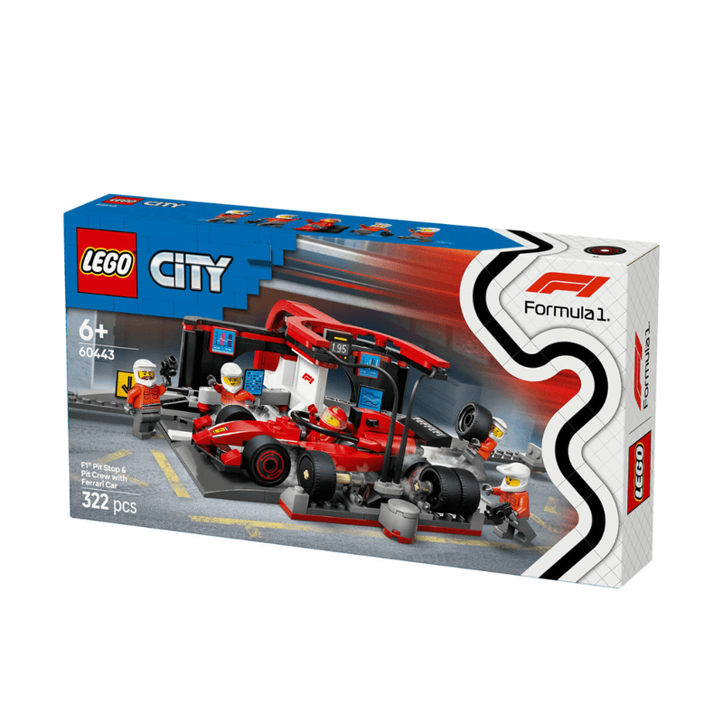 F1 Pit Stop & Pit Crew With Ferrari Car