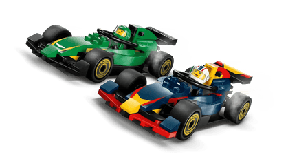 F1 Truck with RB20 & AMR24 F1 Cars - Lego - The Toy Store