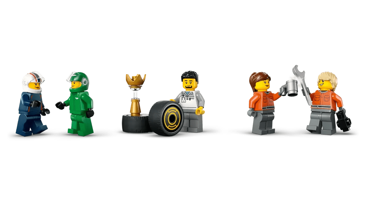 F1 Truck with RB20 & AMR24 F1 Cars - Lego - The Toy Store