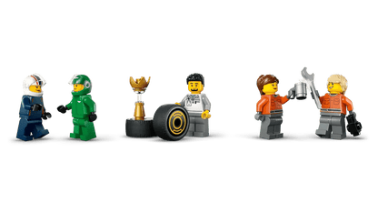 F1 Truck with RB20 & AMR24 F1 Cars - Lego - The Toy Store