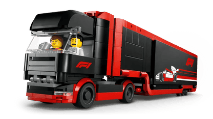F1 Truck with RB20 & AMR24 F1 Cars - Lego - The Toy Store