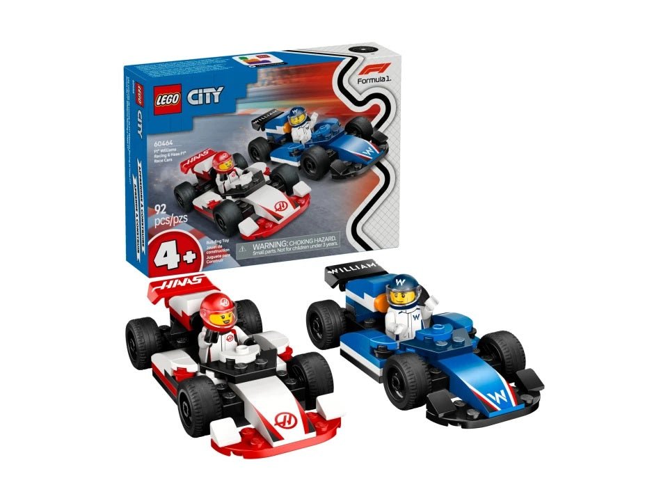F1 Williams Racing & Haas F1 Race Cars - Lego - The Toy Store