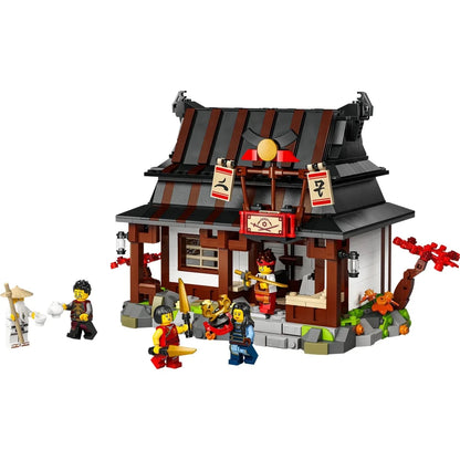 Assembled LEGO NINJAGO Four Weapons Blacksmith 15th Anniversary with minifigures