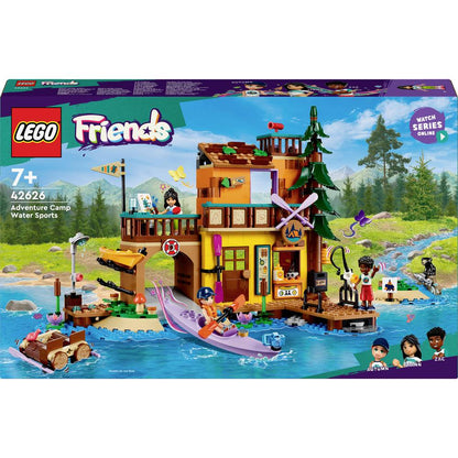 LEGO Friends Adventure Camp water sports building set box with kayak and characters