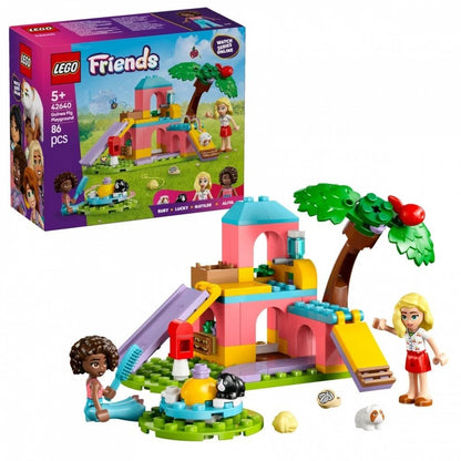 LEGO Friends Guinea Pig Playground building set with figures, hut, slide and guinea pigs