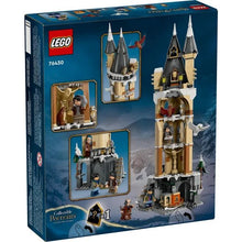 LEGO Hogwarts Castle Owlery collectible building set box with owlery tower model