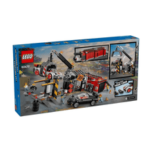 LEGO Scrapyard mit Autos Set, Fahrzeug-Werkstatt auf Verpackung