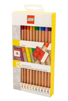 Colored Pencils with Topper 12 Pack - Lego - The Toy Store