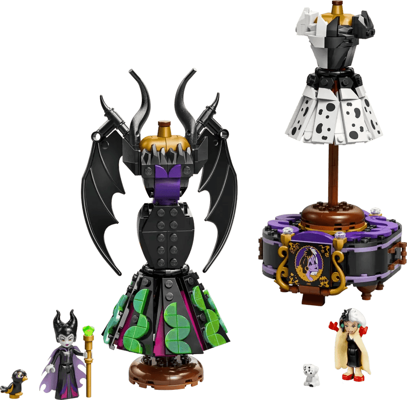 Maleficent's and Cruella de Vil's Dresse