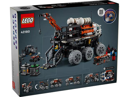 LEGO Technic Mars Crew Exploration Rover 42180 box with rover and build submodels