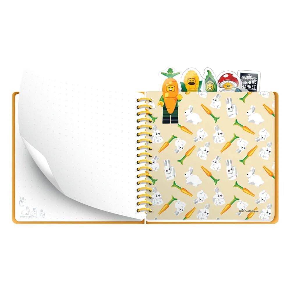 Minifigures Tab - Notebook Farmers Market - Lego - The Toy Store