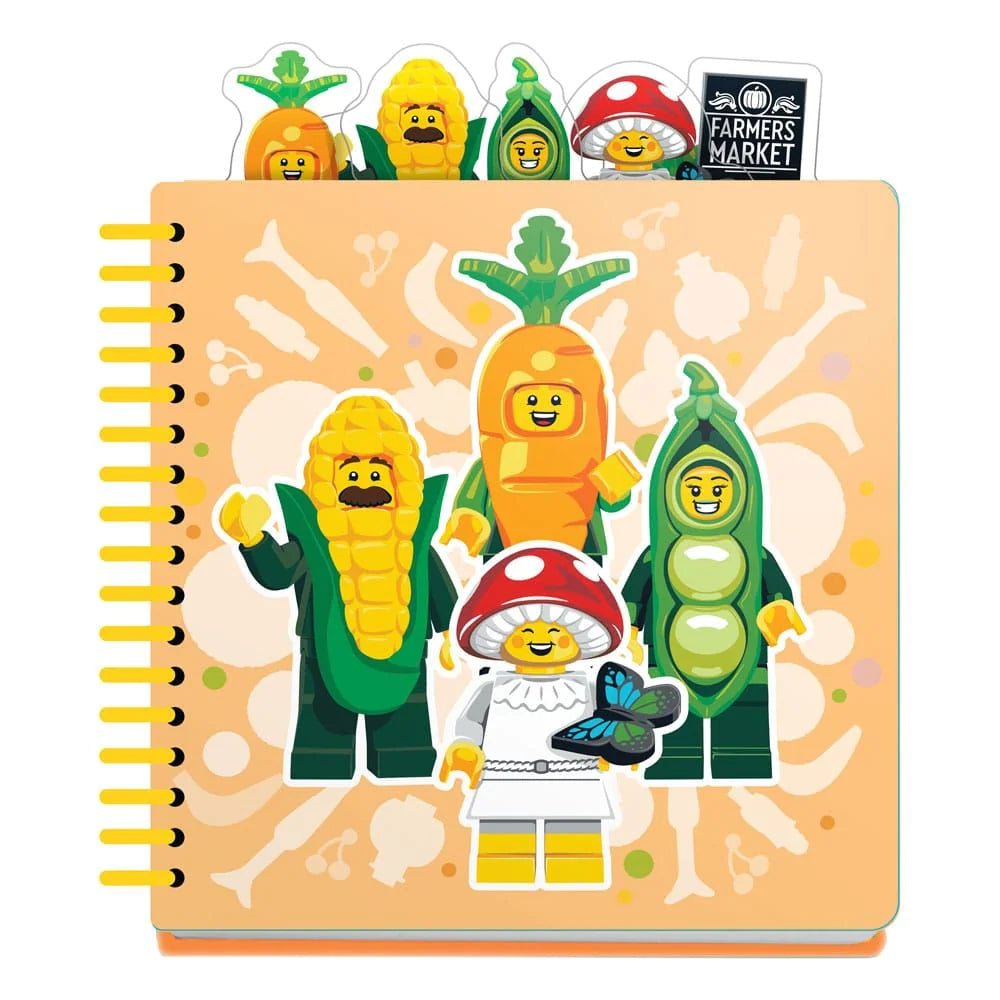Minifigures Tab - Notebook Farmers Market - Lego - The Toy Store