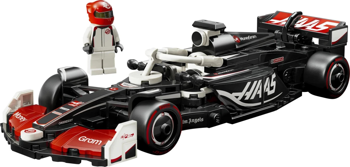 MoneyGram Haas VF-24 Rennwagenmodell mit Minifigur, LEGO Speed Champions