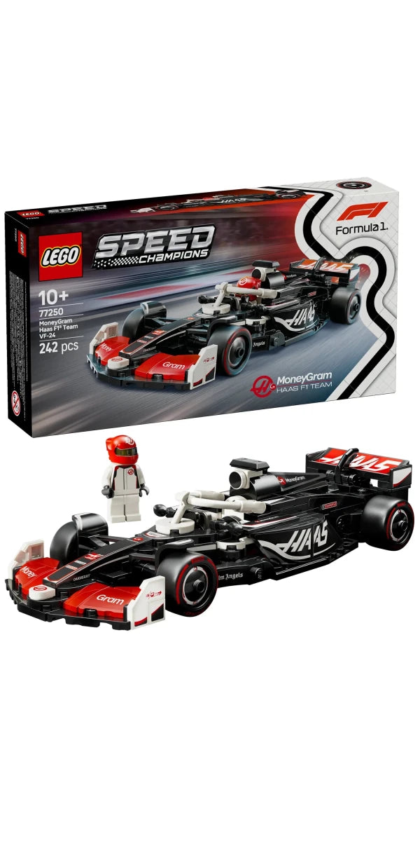 LEGO Speed Champions MoneyGram Haas VF-24 Rennwagen-Set, 242 Teile