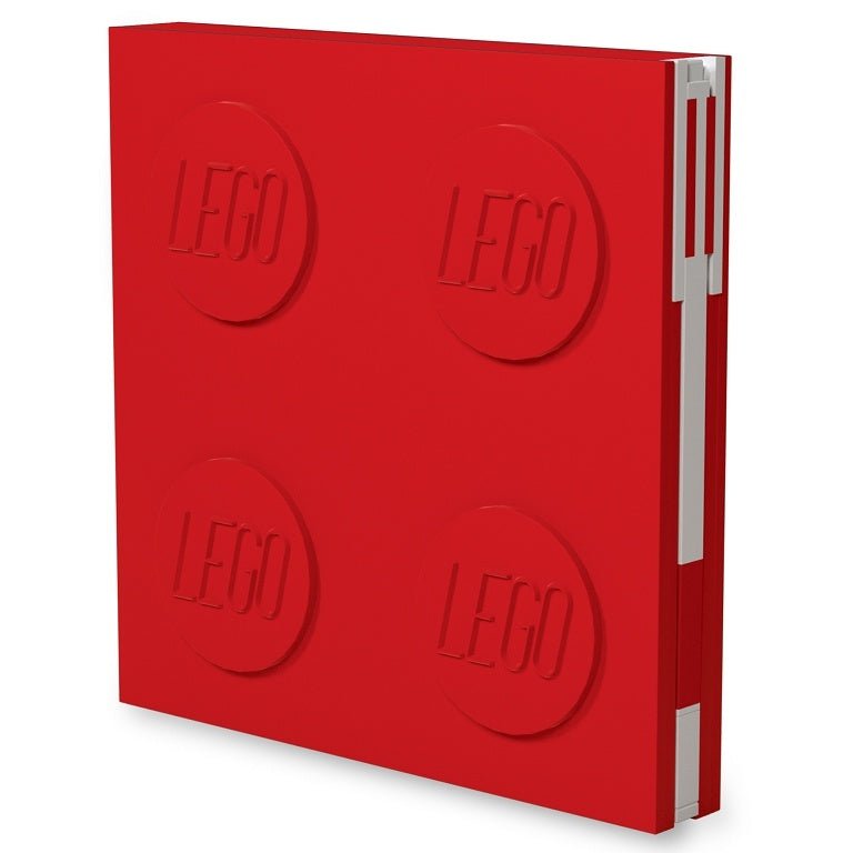 Notebook with Gel Pen Square Red - Lego - The Toy Store