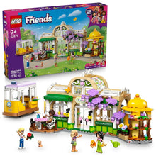 Plant Café & Flower Shop LEGO Friends Set mit mehrstöckigem Gebäudekomplex und Figuren