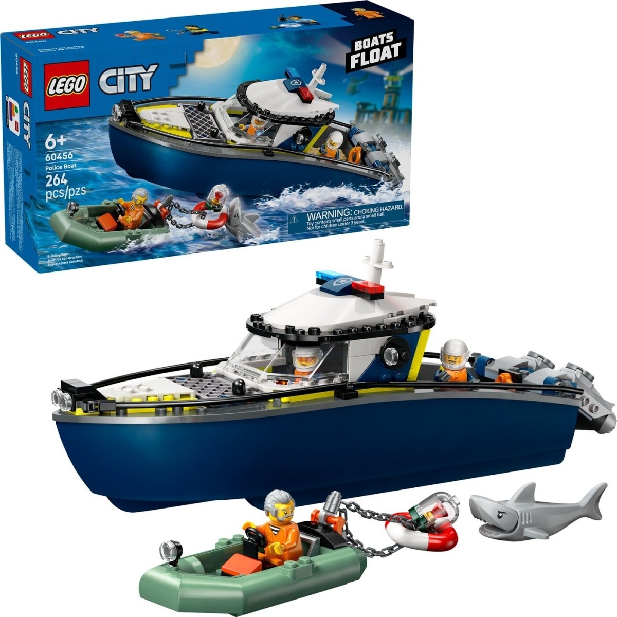 Police Boat Chase - Lego - The Toy Store