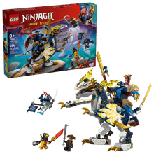 Rogue’s Mech Dragon Rider Set mit blau-gelbem Drachenreiter-Mech und Mini-Figuren