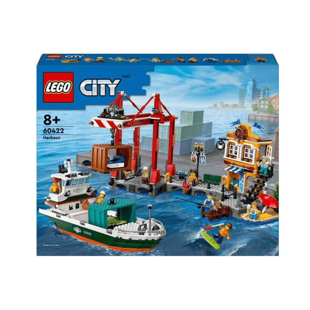 Seaside Harbour with Cargo Ship Set - Lego - The Toy Store