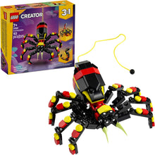 LEGO Creator Surprising Spider set box with 3-in-1 spider model artwork