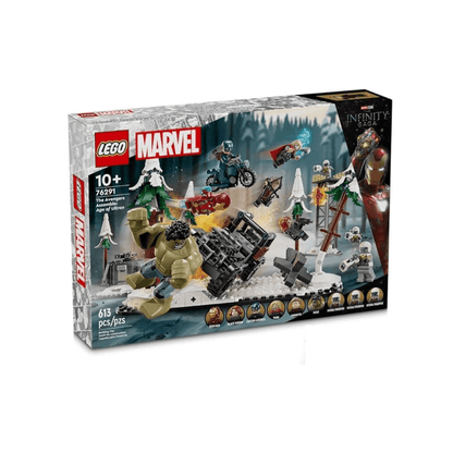 The Assemble Age of Ultron LEGO box, 10+, 613 pcs with minifigures