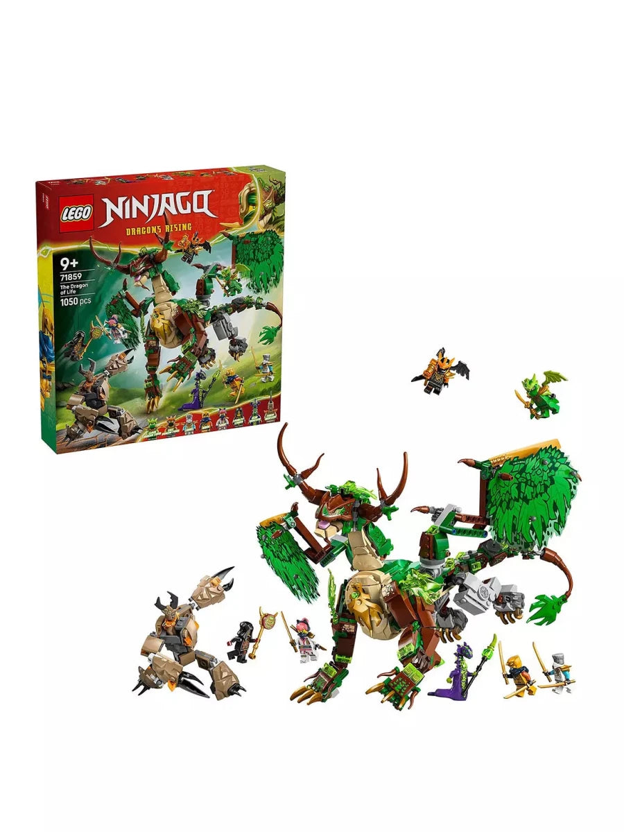 The Dragon of Life Bau-Set mit grünem Drachen und Minifiguren, Verpackung