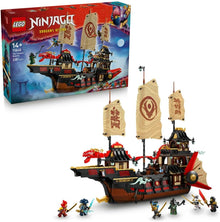 The Temple Bounty LEGO NINJAGO boxed set with pirate ship build and character figures