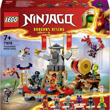 LEGO NINJAGO Dragons Rising Tournament Battle Arena building set box with minifigures
