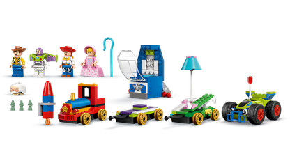 Toy Story Celebration train set with RC car, pieces and figures
