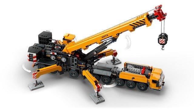 Yellow Mobile Construction Crane - Lego - The Toy Store