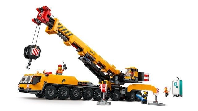 Yellow Mobile Construction Crane - Lego - The Toy Store