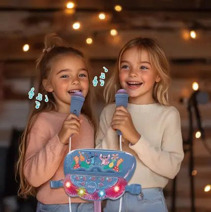 Disney Stitch Adjustable Karaoke Microphone Stand - Lexibook - The Toy Store