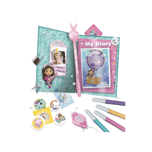 Diario aperto My Diary con penne e accessori per bambini