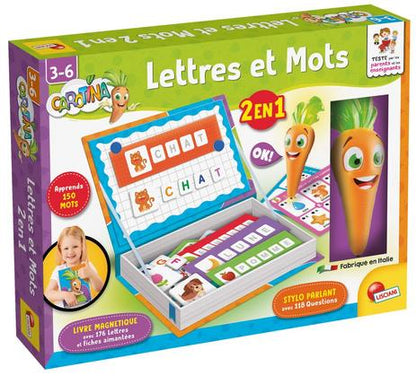 Carotina Talking Pen Letters and Words 2 in 1 - Lisciani - The Toy Store