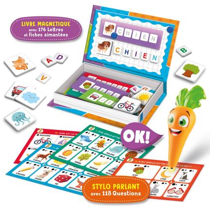 Carotina Talking Pen Letters and Words 2 in 1 - Lisciani - The Toy Store