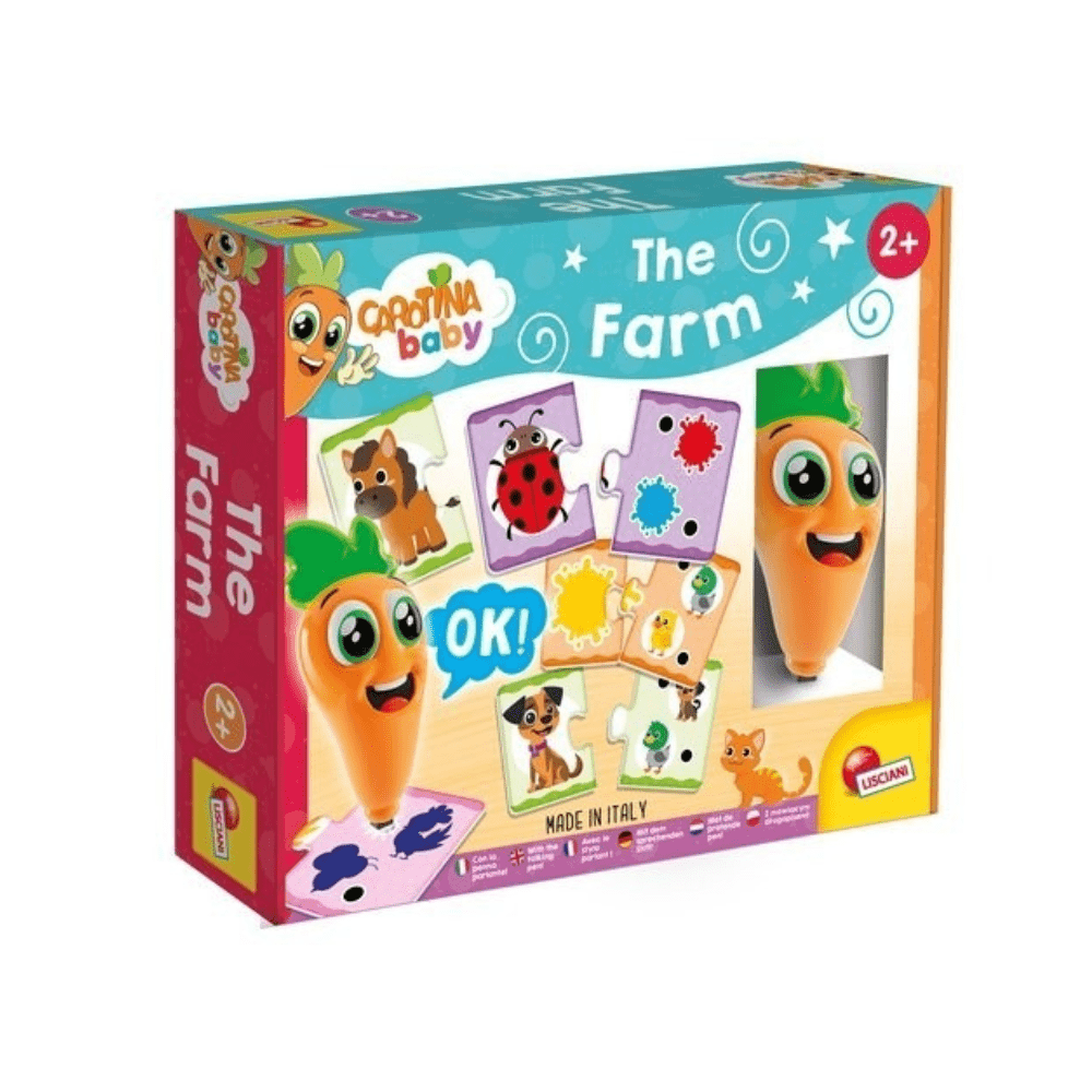 Carotina Talking Pen The Farm Game - Lisciani - The Toy Store