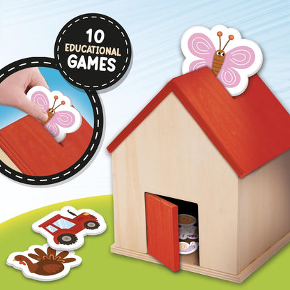 Montessori - Wood On The Farm - Lisciani - The Toy Store