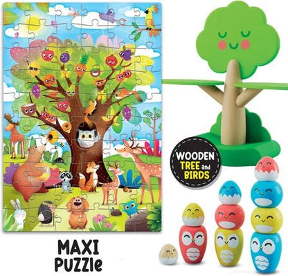 Montessori - Wood Tree Balancing - Lisciani - The Toy Store