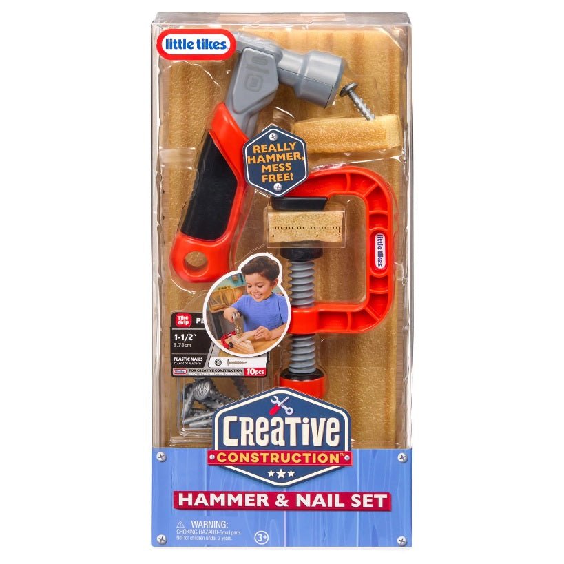 Creative Construction Hammer and Nail Set - Little Tikes - The Toy Store