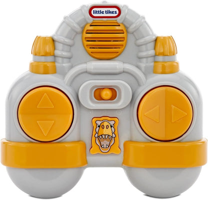 Gray and orange dinosaur remote controller with large direction buttons