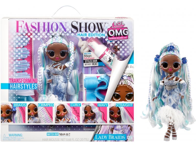 Surprise! Omg Nukk Fashion Show Hair Edition - L.O.L - The Toy Store