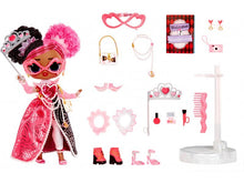Tweens Masquerade Party doll with pink hair, sequined outfit, and accessory set