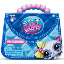 Kids pet surprise display box with Little PetShop branding and cartoon pet face