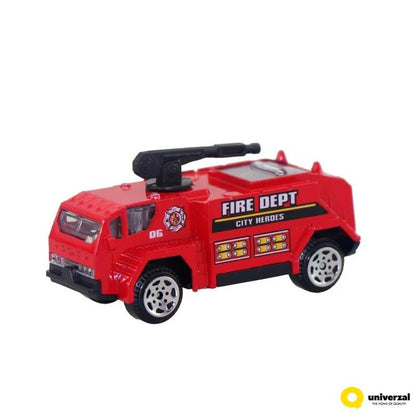 Fire Truck Metal - in - Box - Luna - The Toy Store