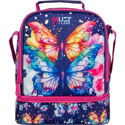 Lunch Bag Insulated Must Team Yummy Butterfly 2 Compartments